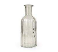 Candlelight Blue Glass Bottle