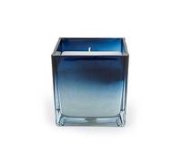 Candlelight Blue Ombre Scent Medium Square Glass Candle Blue
