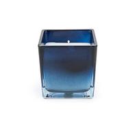 Candlelight Blue Ombre Scent Small Square Glass Candle Blue