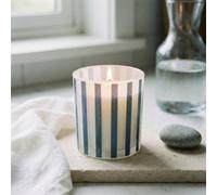 Candlelight Blue Stripe Sea Salt Small Jar Candle