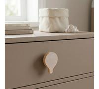 Candlelight Blue Wood Hot Air Balloon Internal Door Knob (Dia)20mm, Pair