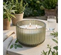 Candlelight Desert Sage Ridged Citronella Medium Filled Candle