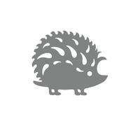 Candlelight Folk Silhouette Hedge Hog Cutout Sweatshirt - White - M - White