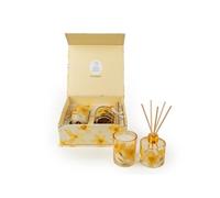 Candlelight Fresh Flowers Collection Candle & Reed Diffuser Gift Set - Various Fragrances (Neroli & Sweet Orange)