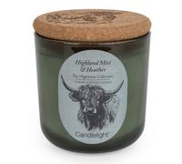 Candlelight Glass Candle With Cork Lid - Highland Mist
