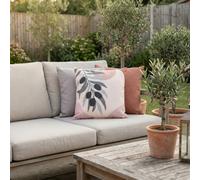 Candlelight Green Cream Indoor & Outdoor Cushion (W)43Cm