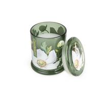 Candlelight Green Floral White Poppy & Sage Jar Candle