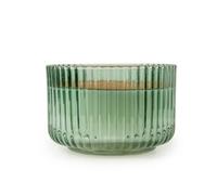 Candlelight Green Ridged Fig & Apple Medium Scented Candle