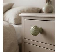 Candlelight Green Steel Round Internal Door Knob (Dia)40mm, Pair