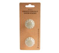 Candlelight Green Steel Round Internal Door Knob (Dia)40mm, Pair