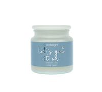 Candlelight Large Frosted Wax Filled Jar Let's Get It On - Honeysuckle & Ivy Scent