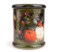 Candlelight Large Glass Jar Candle Fruit Flora & Fauna | Decorative Glass Jar, Floral & Fruit Design, Lidded Container, Home Fragrance, Botanical Artwork