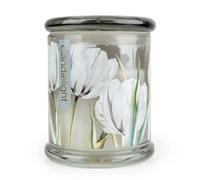 Candlelight Large Glass Jar Candle - White Tulip & Bergamot
