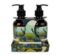 Candlelight Luxury Bath & Body Wash Gift Sets Bukhara Silk Road Collection Relax Fresh Scent (Hand Lotion & Wash)