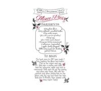 Candlelight Mince Pie Recipe Sweatshirt - White - L - White