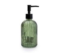 Candlelight Olive & Black Glass Soap Dispenser