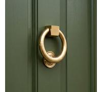 Candlelight Polished Electroplated Gold Effect Metal Classic Door Knocker