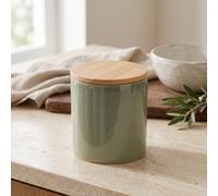 Candlelight Sage Green Storage Jar