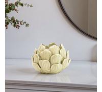 Candlelight Small Green Artichoke Ceramic Candle Holder