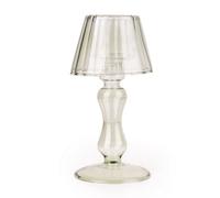 Candlelight Small Green Candlelamp Glass Tea Light Holder