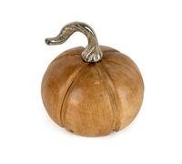 Candlelight Small Mango Wood Pumpkin