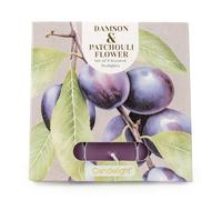 Candlelight Spring Summer Collection 9 Pack Tealights - Various Fragrances (Damson & Patchouli Flower)