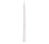 Candlelight Taper Candles Twisted White 4pcs