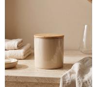 Candlelight Taupe Storage Jar
