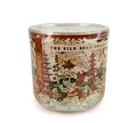 Candlelight The Silk Road Collection Samarkand Moroccan Spice Led Light Up Glitter Candle