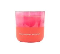 Candlelight Two Tone Brights Pink Rhubarb & Raspberry Candle Pink