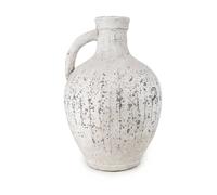 Candlelight Vase Bottle Rustic Terracotta Stone Effect H:28cm