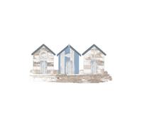 Candlelight Wooden Beach Hut Sweatshirt - White - M - White