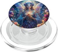 Candlelit Forest Fairy Floral Fantasy Moonlight Glow Look PopSockets PopGrip for MagSafe