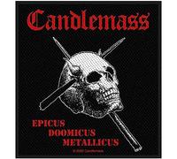 Rock Off Trade Patch - Candlemass Epicus Doomicus Metallicus - 9 x 10 cm - Black
