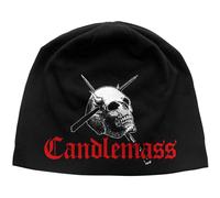 Candlemass Men's Skull & Logo Beanie in Black Candlemass Black One Size
