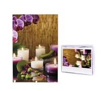 Candles and Orchids Jigsaw Puzzle for Adults Challenging Wooden Puzzles 1000 Pieces Personalized Photo Puzzle Picture Jigsaws Custom Jigsaw Puzzles for Birthday