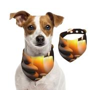 Candles and Stone Dog Bandanas,Summer Bandanas for Dogs Washable Adjustable Dog Triangle Scarf Bibs Cute Pet Bibs for Medium Large Dogs Puppy and Cats Small