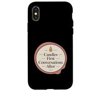 Candles First Set The Mood Aromatherapy Ambiance Case for iPhone X/XS