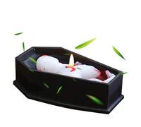 Candles for Home Scented - Soy Wax Blend | Coffin Candle with Vampire Skull Scent | Farmhouse Style, Kitchen, Room, Desk Decor | Halloweeņ Party Tabletop for Women, Men, Friends