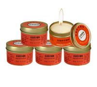 Candles for Power Outages Set of 5 Long-Burning Candles | 20-30 Hours Burn Time, Multi-purpose Survival Supplies for Shelter Lighting Tent Lighting Storm Preparedness