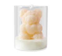 Candles for Saint - Versatile Sturdy Valentine's Day Decor Party Heart, Premium, Portable, Bear, Decorative Candle, Party Partners Dinner Appointment | Multipurpose Outdoor Indoor Utility