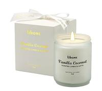 Candles Gifts for Women - Natural Soy Wax Candle for Home Scented Perfect for Christmas, Birthday, Mother's Day, Vanilla Coconut Candles
