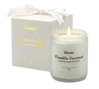 Candles Gifts for Women - Natural Soy Wax Candle for Home Scented Perfect for Christmas, Birthday, Mother's Day, Vanilla Coconut Candles