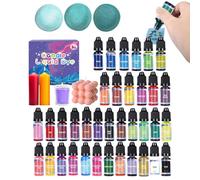 Candles Making Colour - Liquid Candle Dye, Liquid Concentrated Pigment, Epoxy Resin, Candle Colour Dye for Soy Wax, Oil-Based Highly Colouring for Candles Making Wax Melts, 18/24 Colours Available