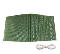Candles Making Sheet, Beeswax Honeycomb Candle Kit (8×8 in) - 20pcs in Dark Green Color, with Cotton Wicks, Make Ideal Candles for Kids and Adults, Candle Rolling Kit for Candle Making