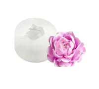 Candles Molds for Candle Making, 3D Flower Silicone Molds for Fondant Chocolate Candy Cake Decorating Baking Candle Soap Pastry Polymer Clay Craft Mould (Jasmine)
