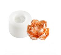 Candles Molds for Candle Making, 3D Flower Silicone Molds for Fondant Chocolate Candy Cake Decorating Baking Candle Soap Pastry Polymer Clay Craft Mould (Herbaceous Peony)
