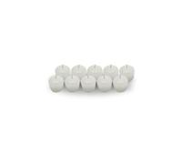 Candles Small and Exquisite - Elegant Wax Candles for Romantic Dinner, Home Décor, Spa Relaxation, Gift Sets, Weddings, Holidays, Table Centerpieces, Events - Decorative Set of 10 (White)