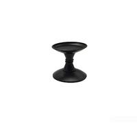 Candlestick, for American Retro Wrought Iron Roman Column Long Candle Holder for Table Setting Decorative Centrepiece(Black S)