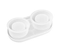 Candlestick Holder Silicone Mold for Resin DIY Crafters White | Oval and Shapes, Reusable Smooth Silicone, for Epoxy, Wax, Concrete, Dried Flowers, Home Décor